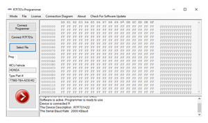 Imagen de Software R7F701x FLASH programador