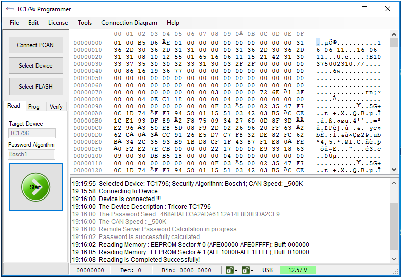 Programador de ETL para Infineon TC179x